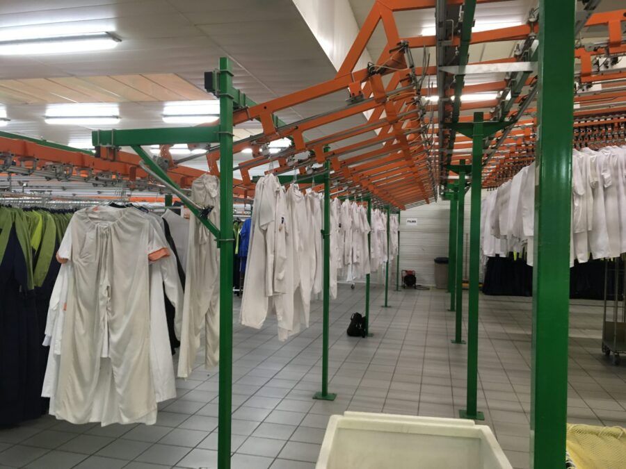 Phoenix convoyeur blanchisserie industrielle