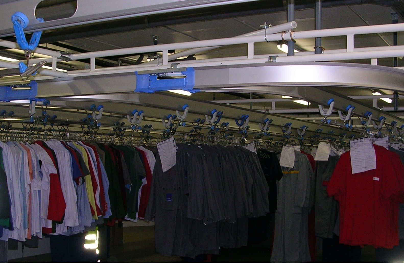 Convoyeur aérien textile - Technimanut